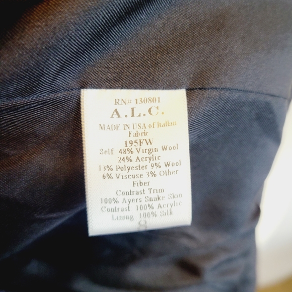 A.L.C. Wool Blend Blazer size 8 - Picture 11 of 11